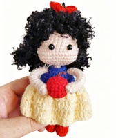 8 Tipos de Muñecas de Lana Tejidas a Mano, Muñecas de Ganchillo para Niñas, Lindos Colgantes de Muñecas Tejidas - Maternidad