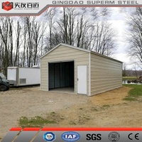 Bâtiment en acier préfabriqué abordable, structure en acier, garage pour voitures, stockage de camions, entrepôt avec conception