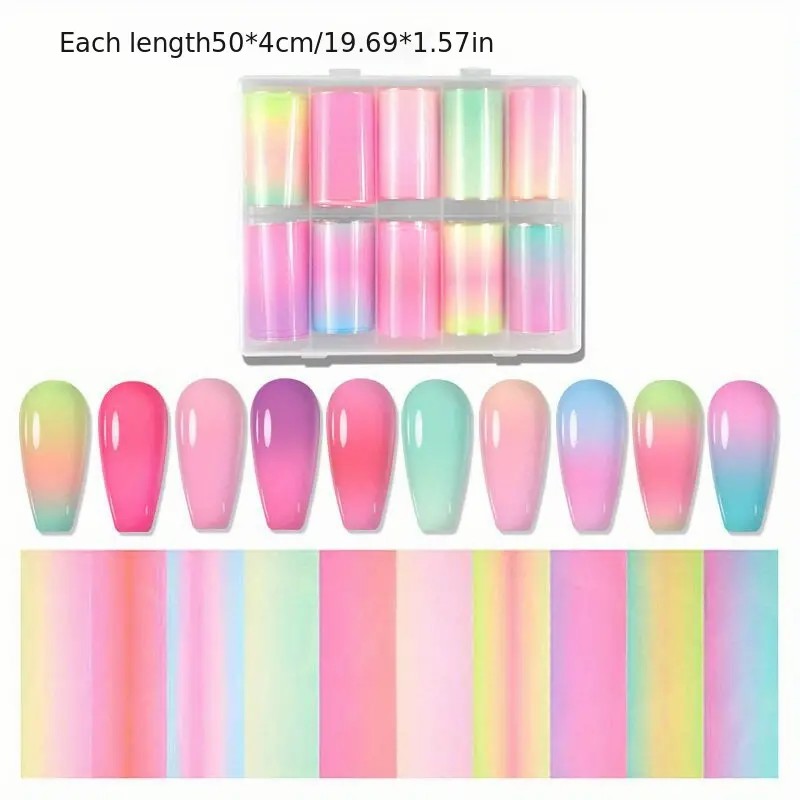 Neon Color Nail Foil