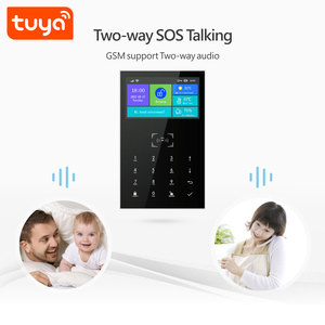 نظام إنذار منزلي ذكي عالي الجودة من تويا يعمل بشبكة واي فاي مع شاشة لمس LCD مقاس 4.3 بوصة ونظام <span class=keywords><strong>GSM</strong></span> متعدد اللغات PST-PG109-4G - Product Image 5