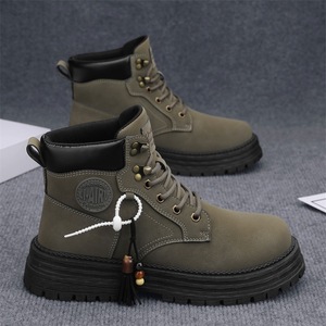 Botines con Cordones para Hombre, Otoño-Invierno 2025, Casuales, Deportivos, para Senderismo, Resistentes al Desgaste, con Suela Gruesa - Product Image 3