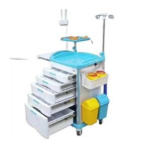 Rayman EHBO Medische Trolley Kar Met Universele Wielen Rem Noodwagen Kar Voor Instrumentopslag - Product Image 4