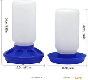 Mangiatoie e Abbeveratoi Durevoli <span class=keywords><strong>per</strong></span> Polli, Nuove Condizioni <span class=keywords><strong>per</strong></span> l'Alimentazione del Pollame, Attrezzature Agricole in Plastica - Product Image 3