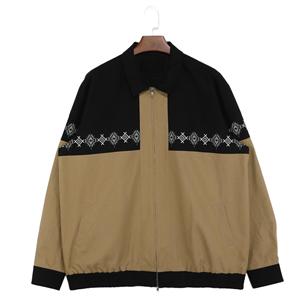 High Quality <strong>Men's</strong> Stylish Canvas Patchwork <strong>Long</strong> Sleeve Jacket <strong>Coat</strong> - Product Image 1