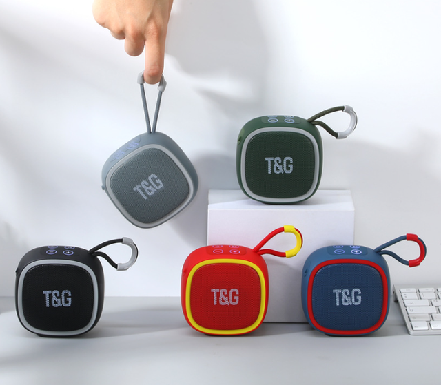 TG659 Mini Wireless Powerful Speaker TWS BT 5.3 Sound Box HIFI Loudspeaker Support TF Card Radio