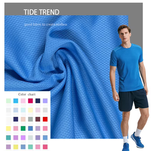 Trọng Lượng Nhẹ Cho Polyester Lưới Vải Dệt Kim Cho Mùa Hè Thể Thao Quần Áo Mỏng Sợi Ngang Dệt Kim Cho Thoải Mái Trang Phục - Product Image 1