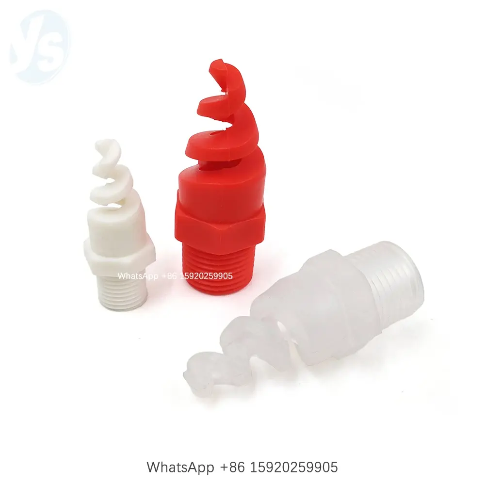 물 폭기 PP 먼지 억제 분사구를 위한 핫 세일 PP/PVC/PTFE 나선형 분사구