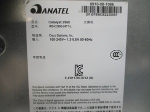 SYSTÈMES 2960 WS-<span class=keywords><strong>C2960</strong></span>-<span class=keywords><strong>24TT</strong></span>-L 100-240V 1.3-0.8A NSNP - Product Image 5