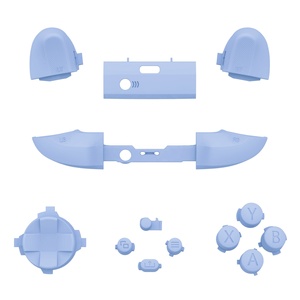 Boutons de remplacement pour manette Xbox Series X S : Gâchettes, D-pad, ABXY, Start, Retour, Synchronisation, Partage, couleur violet clair - Product Image 1