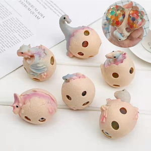 Juguetes Novedosos de la Fábrica Jincan, Juguetes Antiestrés para Niños con Forma de Dinosaurio, Rellenos de Cuentas TPR, Juguetes para Apretar - Product Image 2