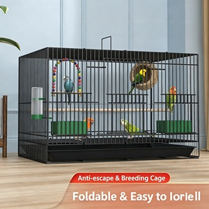 Grande cage d'élevage à vendre, cage à oiseaux multi-niveaux mobile et modulable pour agapornis - Product Image 1