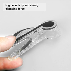 Clips transparents en cristal coloré en forme de note de musique, parfaits pour maintenir les partitions de piano, les livres et les papiers. - Product Image 2
