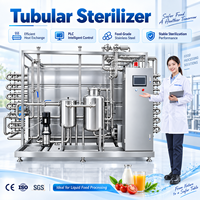 Sterilisator Tabung Jam untuk Saus Tomat 500L 1000L 2000L