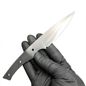 Jexa BB-1324 Hoja de Cuchillo de Cocina de Acero Inoxidable de Grado Industrial, OEM DIY, Tratada Térmicamente 55-56 HRC, Hoja Fija, Mango de 3.5mm - Product Image 5