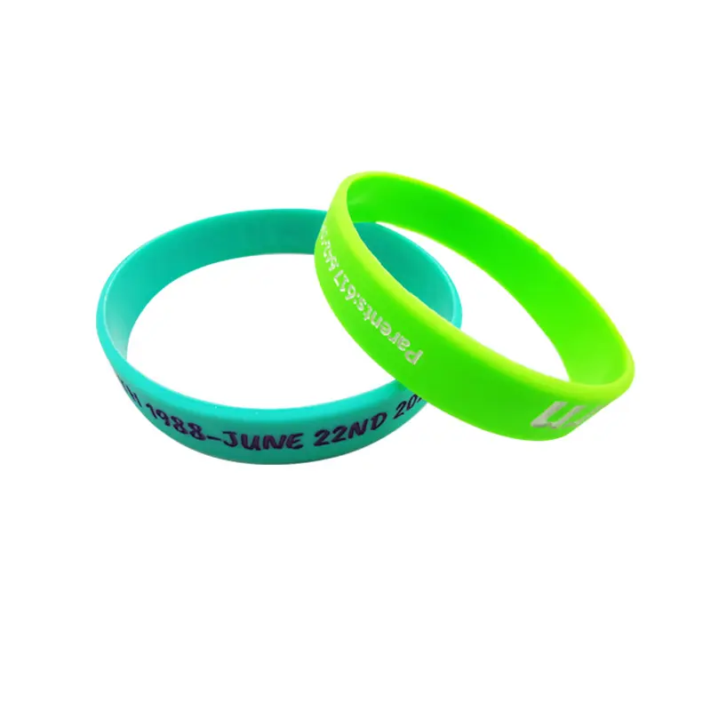 HZ Oem Factory Direct Sale Wholesale Cheap Design Promotional Gifts Rubber Wrist Bands Silicone Custom Slap Wristband Slap Bracelet