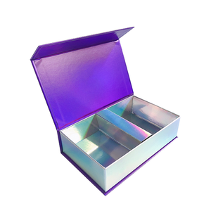 高品質カスタムロゴエコフレンドリーエレクトロニクス製品包装レーザーシルバー段ボール紙箱 - Product Image 1