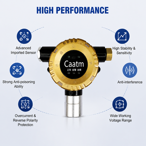 Détecteur de gaz fixe haute sensibilité CAATM CA-228, capteur de gaz CO, CO2, O2, ozone, gaz inflammables et toxiques, moniteur antidéflagrant - Product Image 2