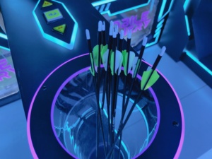 Jeu de tir à l'arc mobile interactif NINIX - Simulateur numérique pour les sports en salle de jeux - Garantie d'un an - Un joueur - Product Image 2