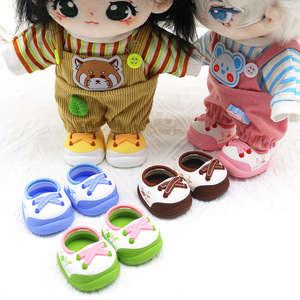Nouveauté Chaussures de poupée en bambou 20CM Série d'animaux mignons debout Multicolore Multi-style Chaussures pour bébé en PVC pour jeunes - Product Image 3