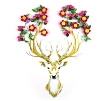 2024 nouveau papier personnalisé Quilling Craft grand papier Quilling Kit avec des bandes de papier et des outils Quilling et boîte de rangement