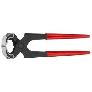KNIPEX - 50 01 250 SB Pinzas de carpintero negras atramentizadas, cabeza pulida, mangos recubiertos de plástico ALICATES Y CORTADORES - Product Image 1