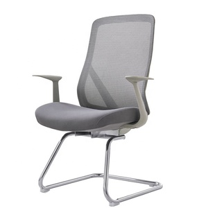 Silla de Oficina Ergonómica de Malla Avanzada con Patas Cromadas Fijas y Tapicería Reemplazable, Silla para Invitados y Personal de Oficina para Sala de Conferencias - Product Image 3