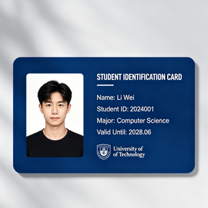 บัตรพีวีซี <span class=keywords><strong>RFID</strong></span> ขนาด CR80 สำหรับขายส่ง บัตรประจำตัวแบบมีรูปถ่าย - กันน้ำ ป้องกันการปลอมแปลง รองรับการชำระเงิน สำหรับพนักงาน - Product Image 5