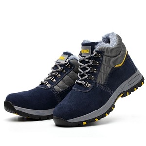 Chaussures de sécurité de travail thermiques en fourrure, nouvelle conception, hiver, <span class=keywords><strong>anti</strong></span>-perforation, <span class=keywords><strong>anti</strong></span>-écrasement, embout en acier, pour travaux en extérieur - Product Image 4