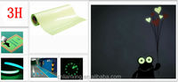 Adhesivo de vinilo autoadhesivo, película fotoluminiscente que brilla en la oscuridad, lámina reflectante prismática, Material PET imprimible de PVC