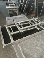 Hauteur réglable Cabine de DJ Éclairage Table Étagère Blanc Pliable Podium Stand IP65 Scène Truss Aluminium Éclairage Blanc IP65
