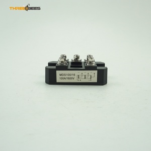 <span class=keywords><strong>Pont</strong></span> <span class=keywords><strong>redresseur</strong></span> à diodes <span class=keywords><strong>triphasé</strong></span> 100A, module <span class=keywords><strong>redresseur</strong></span> MDS100A - Product Image 1
