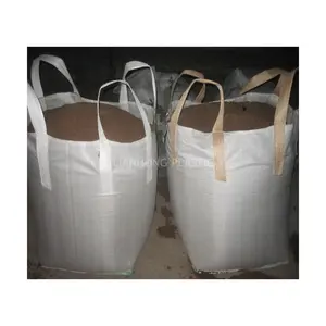 500kg saco grande para scrap com tampa superior, recipiente de resíduos de construção, sacos a granel fibc pp