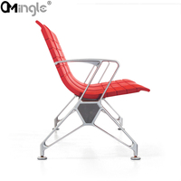 Chaise de salle d'attente d'aéroport, siège de Terminal, mobilier de réception de clinique d'hôpital, chaise en Pu, prix d'usine