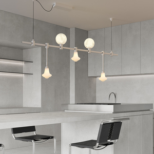 Customized Ceiling Brass Track Lighting Kit EUROPEAN <b>LED</b> Track Lighting Fixtures Ceiling Living Room Kitchen Ceiling Spot <b>Light</b> - Product Image 1