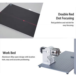 Machine de marquage laser à fibre pour métal cuir plastique gravure 30W 50W Smart Autofocus - Product Image 6