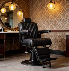 Sillón de Barbería Hidráulico para Salón de Belleza, Silla de Peluquería - Product Image 3