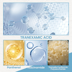 Sérum apaisant et nourrissant pour le visage Acide tranexamique et panthénol Soins de la peau sans paraben pour apaiser la peau irritée réduisant les rougeurs - Product Image 3