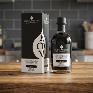 Vinagre Balsámico de Módena PGI Negro 250ml Líquido por Botella 12 Botellas por Caja - Product Image 3