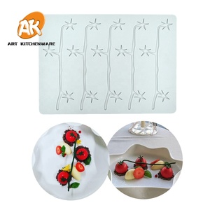 AK 24 Tipi di Stampi in Silicone per Fondente, Utensili da Cucina per Decorazione Torte con Tappetino in Pizzo per <span class=keywords><strong>Pasticceria</strong></span> e Arte Dolciaria - Product Image 3