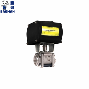Válvulas de bola flotantes de tres piezas serie RA de Mecafrance con brida superior ISO para aplicación industrial - Product Image 2