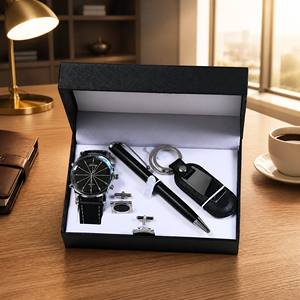 Set <span class=keywords><strong>Regalo</strong></span> Uomo <span class=keywords><strong>di</strong></span> Tendenza 2026: Orologio al Quarzo, Portafoglio e Portachiavi - Regali <span class=keywords><strong>di</strong></span> Natale e <span class=keywords><strong>San</strong></span> <span class=keywords><strong>Valentino</strong></span> per Lui - Set Business - Product Image 1