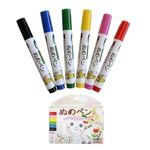 ホット販売6色油性ペン安全無毒日本製カラーマーカーガラスマーカー液体チョーク学生用