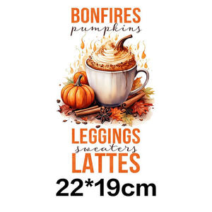 DTF Rétro Vacances Cheer Chocolat Chaud Café Conception Thermique Joyeux Noël Père Noël Film Boisson Transfert Autocollants Pour T-shirts - Product Image 2