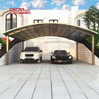 Kits en aluminium et bois en promotion : Auvent DIY idéal pour allée, patio, garage, usage extérieur, abri de voiture