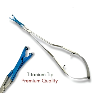Pince d'application de clips pour anévrismes Yasargil - Instrument de neurochirurgie de précision en acier inoxydable CE - Product Image 1