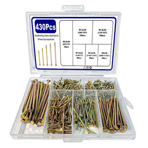 Clous à béton galvanisés et trempés ISO9001, 1, 1.<span class=keywords><strong>5</strong></span>, 2, 2.<span class=keywords><strong>5</strong></span>, 3, 4, 18, 1 1/4 <span class=keywords><strong>pouces</strong></span>, en carton de 25 kg - Product Image 1