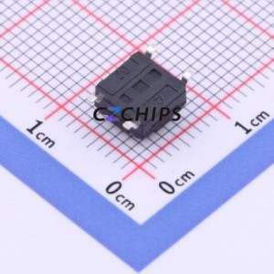 YTS1K0021ABG00 Tactile Switch SMD Switch ( Operating Force: 1.6N )( Switch Length: 6.15mm )( Switch Width: 6.15mm ) - Product Image 2