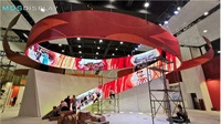 Module LED flexible et portable MDS P0.9 P1.8 P2.5 P3 P4 à petit pas de pixel pour la publicité d'événements en centre commercial