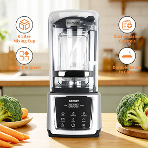 Mixeur Commercial Haute Vitesse Gemat 6L avec Contrôle de Vitesse Variable pour Cuisine et Usage Domestique - Product Image 1