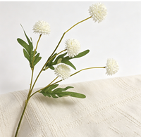 Fleurs de chrysanthème en soie faites à la main, design moderne, accessoires de décoration pour mariage et jardin, longue durée, toucher naturel